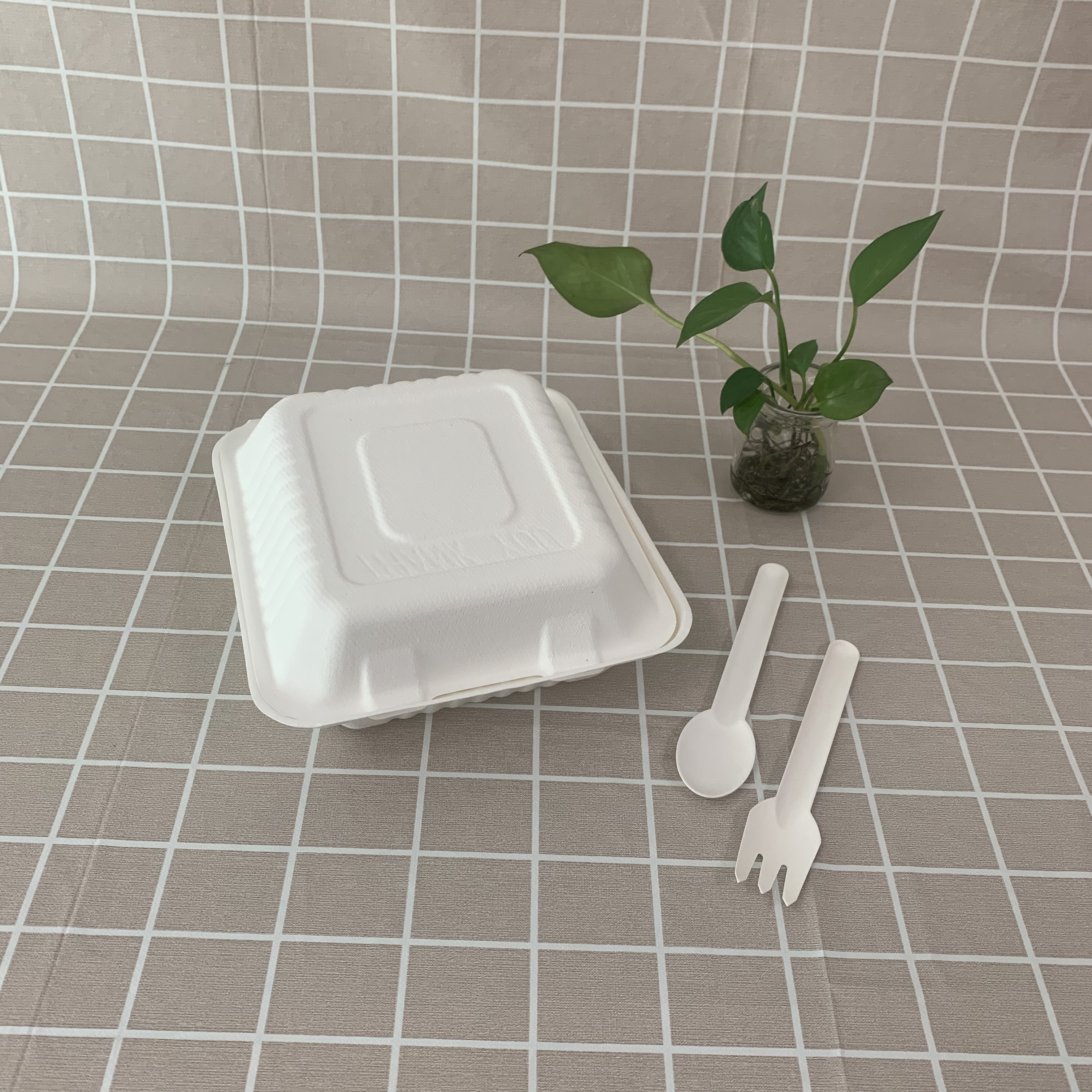 Eco bagasse élelmiszer tárolóedények rakodása